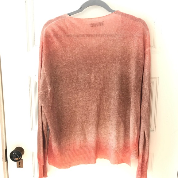 Metamorfosi Hand Painted Silk Linen Cardi Sweater - Picture 2 of 7